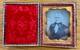 Original Pre Civil War 9th Plate Daguerreotype Photo Elderly Gentleman
