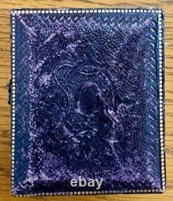 Original Pre Civil War 9th Plate Daguerreotype Photo Elderly Gentleman