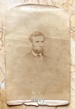 Original! Rare! CIVIL War U. S. President Abraham Lincoln CDV Photo 1861 (o-55)