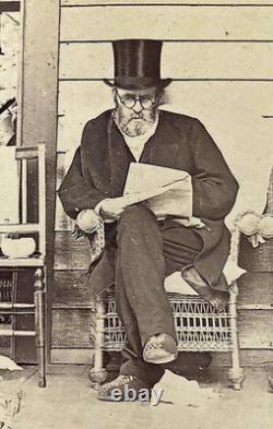 Original! Rare! CIVIL War Union General Grant (last Photo) Cabinet Photo 1885