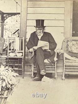 Original! Rare! CIVIL War Union General Grant (last Photo) Cabinet Photo 1885