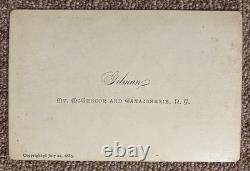 Original! Rare! CIVIL War Union General Grant (last Photo) Cabinet Photo 1885