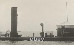 Original! Rare! CIVIL War Union Navy Ironclad Monitor Uss Canonicus Photo