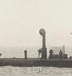 Original! Rare! CIVIL War Union Navy Ironclad Monitor Uss Canonicus Photo