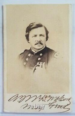 Original Signed Alexander McCook CDV Union General Civil War Photo
