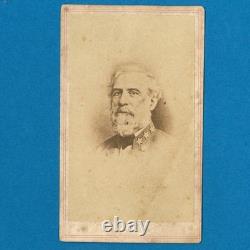 Original vintage CDV of General Robert E Lee in Civil War uniform