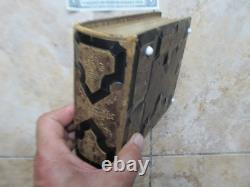Outstanding, RARE DOUBLE Antique Civil War CdeV Photo Album, Carte de Visite