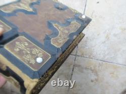 Outstanding, RARE DOUBLE Antique Civil War CdeV Photo Album, Carte de Visite
