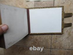 Outstanding, RARE DOUBLE Antique Civil War CdeV Photo Album, Carte de Visite