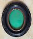Oval Thermoplastic Gutta Percha Tintype Ambrotype Daguerreotype 1/16 Plate Frame