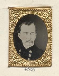 PHILIP SHERIDAN Civil War General Framed Gem Tintype CDV Photo