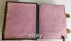 PHOTO ALBUM with CDV PHOTOS antique AMERICAN Civil War era