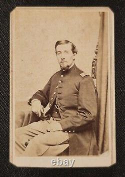 Pair of CDVs Civil War US Major Edwin Lewis Knight, 10th Mass Inf