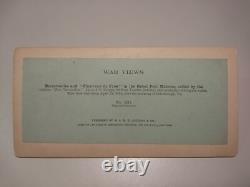 Petersburg Virginia Civil War Stereoview Photo Confederate Krepps Fort Mahone