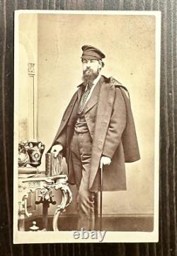 Philadelphia UNDERTAKER William R. Titus Signed CDV Photo 1860s Cemetery Funeral