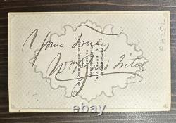 Philadelphia UNDERTAKER William R. Titus Signed CDV Photo 1860s Cemetery Funeral