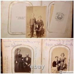 Photo Album inl KIA Civil War Confederate Soldier Vet Louisiana MO Virginia Rare