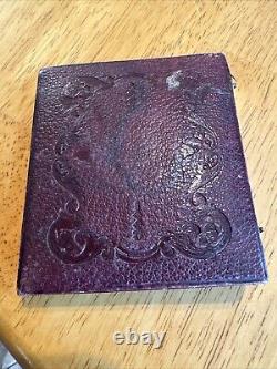 Photo Ambrotype Cased Gentleman by Byron Civil War 1/6th Plate Nottingham