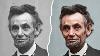 Photo Restoration Abraham Lincoln 1865 Civil War In Colour