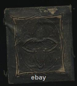 Possible Extremely Rare Tintype Civil War Soldiers Holding Persimmon Fruit Photo