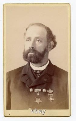 Post Civil War 37th Massachusetts GAR Vet CDV, Lazelle's