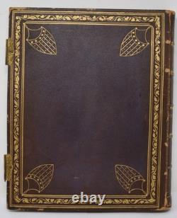 Post Civil War Leather Photo Album New York State Assembly 1867 Autographs