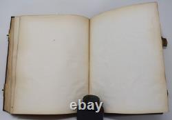 Post Civil War Leather Photo Album New York State Assembly 1867 Autographs