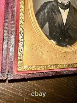 Pre Civil War Daguerreotype By New Orleans Louisiana Photographer E Jacobs Rare