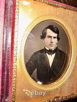 Pre Civil War Daguerreotype By New Orleans Louisiana Photographer E Jacobs Rare