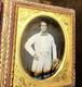 Pre Civil War Daguerreotype Man In White Suit Georgia Plantation Est 1850s Photo