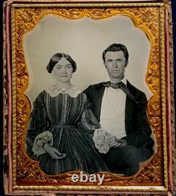 Pre Civil War Half Plate Ambrotype by Hopkinsville Kentucky E L Foulks Prototype