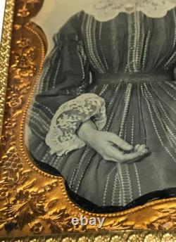 Pre Civil War Half Plate Ambrotype by Hopkinsville Kentucky E L Foulks Prototype