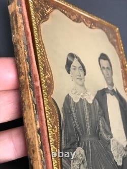 Pre Civil War Half Plate Ambrotype by Hopkinsville Kentucky E L Foulks Prototype