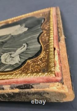Pre Civil War Half Plate Ambrotype by Hopkinsville Kentucky E L Foulks Prototype