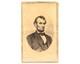 President Abraham Lincoln Cdv Based On Mathew Brady's $5 Image