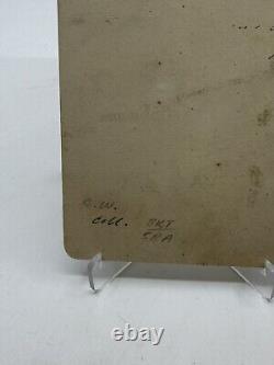 RARE 1863 Mounted Civil War Group Photo US Navy UNION Officers USS Richmond VA