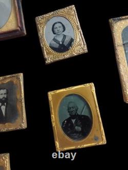 RARE Antique Ambrotype Tintype Daguerreotype Photo Lot Victorian Civil War Era