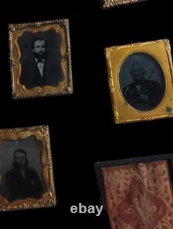 RARE Antique Ambrotype Tintype Daguerreotype Photo Lot Victorian Civil War Era