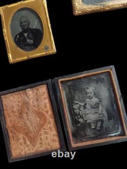 RARE Antique Ambrotype Tintype Daguerreotype Photo Lot Victorian Civil War Era