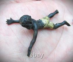 RARE Antique Black Americana Miniature Figurines Musical Family Civil War Era