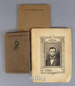 RARE Antique Civil War Col Ellsworth & Abraham Lincoln Photographs Limited Book