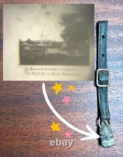 RARE Antique Stanhope Civil War Bullet Fob Peep Photo HighWater Mark Monument PA