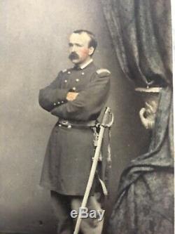 RARE CDV of General Daniel Butterfield by Brady Civil war era carte de visite