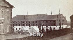 RARE! CIVIL WAR CONFEDERATE LIBBY PRISON with PRISONERS RICHMOND, VA CIRCA APR 1864
