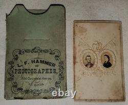 RARE CIVIL WAR ERA ABRAHAM LINCOLN & MARY ORIGINAL PHOTOGRAPH FOUND IN BOX vafo