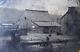 Rare! Civil War Era Calif. Homestead, Cabin, Wood Chimney, 1860's Tintype Photo