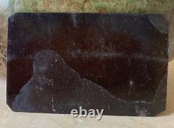 RARE! CIVIL WAR ERA CALIF. HOMESTEAD, CABIN, WOOD CHIMNEY, 1860's TINTYPE PHOTO