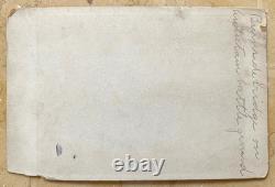 RARE! CIVIL WAR PRE-BATTLE OF ANTIETAM BURNSIDE BRIDGE c1861 CABINET PHOTO c1875