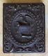 Rare! Civil War Union Federal Shield With Eagle (2 Sided) 1/9 Plt Union Case
