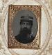 Rare! Civil War Union Navy Officer With Hcb Hat Devise Tintype Cdv Photo